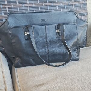 Coach Black Leather Bag